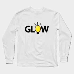 Glow glowing artistic design Long Sleeve T-Shirt